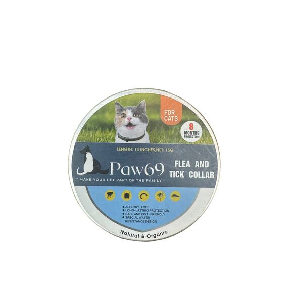 Paw 69 Flea and Tick Collar 8 Month Protection - Picture 1 of 3